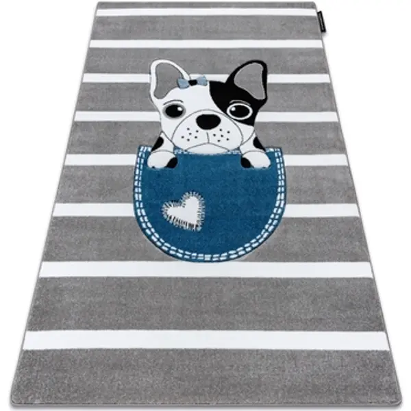 Rugsx Rugsx  Tepisi Tepih PETIT BULLDOG PAS Siva 180x270 cm  Rugsx