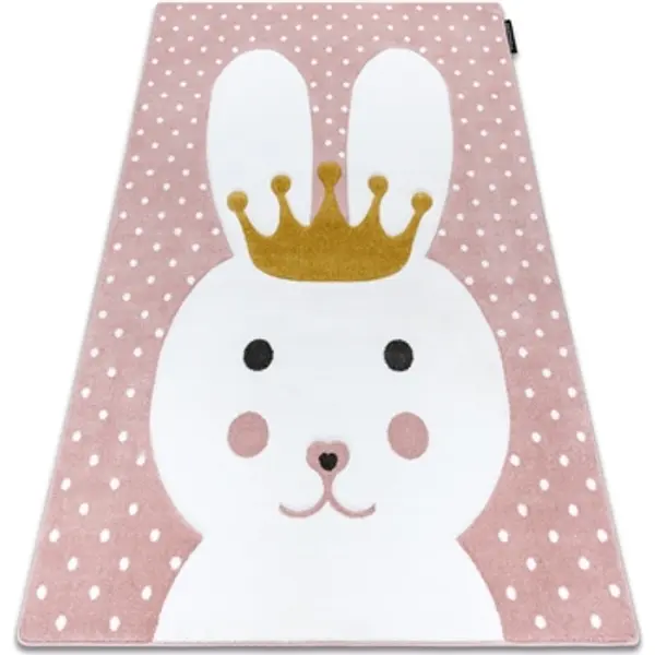 Rugsx Rugsx  Tepisi Tepih PETIT BUNNY ZEC ružičasta 180x270 cm  Rugsx