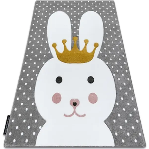 Rugsx Rugsx  Tepisi Tepih PETIT BUNNY ZEC Siva 180x270 cm  Rugsx