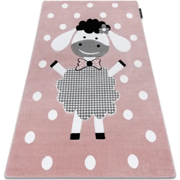 Rugsx Rugsx  Tepisi Tepih PETIT DOLLY OVCA ružičasta 140x190 cm  Rugsx