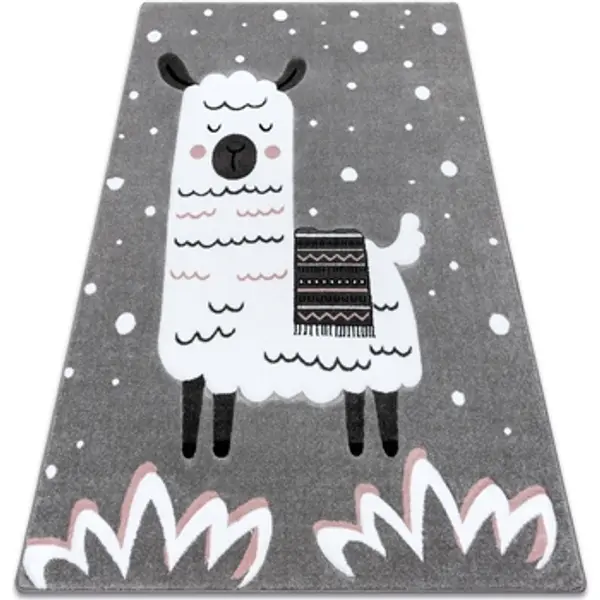 Rugsx Rugsx  Tepisi Tepih PETIT LAMA Siva 140x190 cm  Rugsx