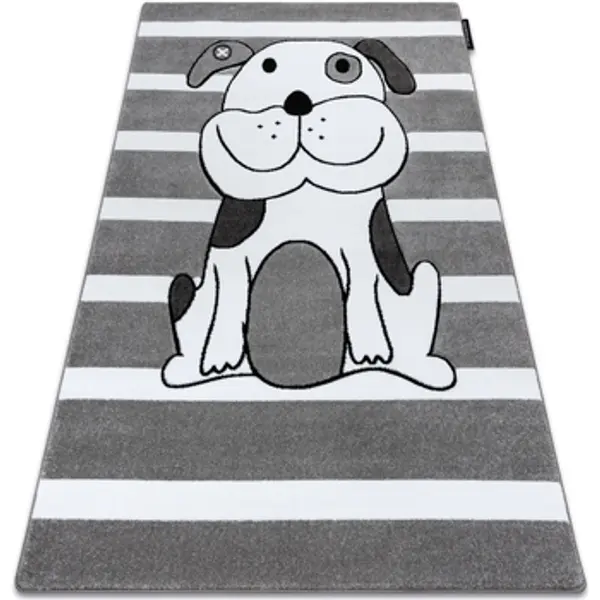 Rugsx Rugsx  Tepisi Tepih PETIT PUPPY ŠTENCI PS Siva 120x170 cm  Rugsx