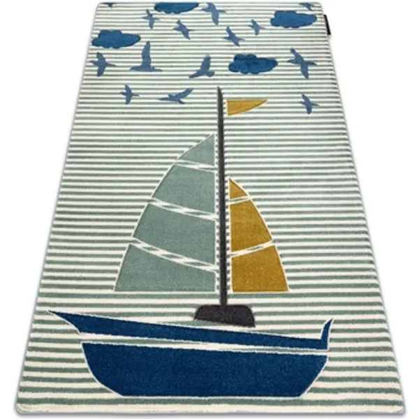 Rugsx Rugsx  Tepisi Tepih PETIT SAIL čamac, jedrilica zelena 180x270 cm  Rugsx