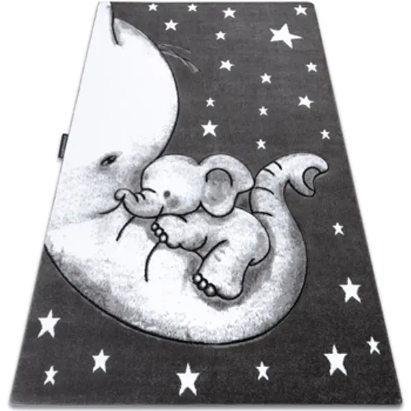 Rugsx Rugsx  Tepisi Tepih PETIT TRUMPET DEBLO UHO ZVIJEZDICE Siva 160x220 cm  Rugsx