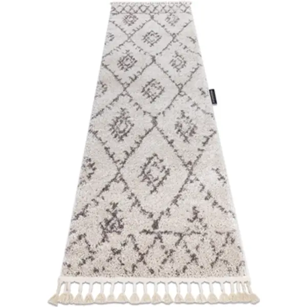 Rugsx Rugsx  Tepisi Tepih, Pločnik BERBER FEZ krem - u 70x250 cm  Rugsx