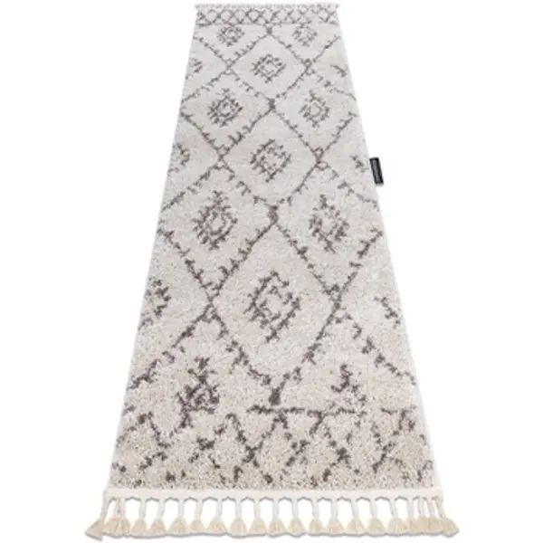 Rugsx Rugsx  Tepisi Tepih, Pločnik BERBER FEZ krem - u 80x300 cm  Rugsx