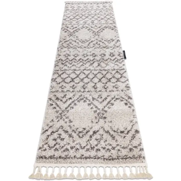 Rugsx Rugsx  Tepisi Tepih, Pločnik BERBER RABAT krem - u 80x250 cm  Rugsx