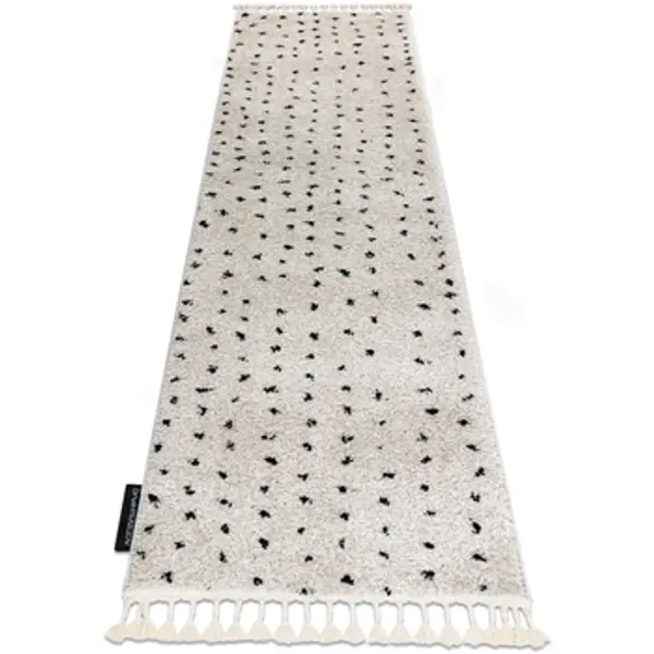 Rugsx Rugsx  Tepisi Tepih, Pločnik BERBER SYLA B752 točkice krem 70x300 cm  Rugsx