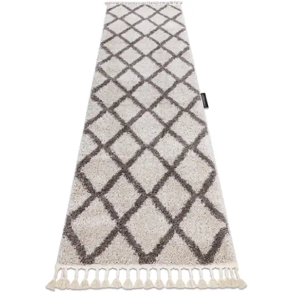 Rugsx Rugsx  Tepisi Tepih, Pločnik BERBER TROIK krem - u 80x300 cm  Rugsx