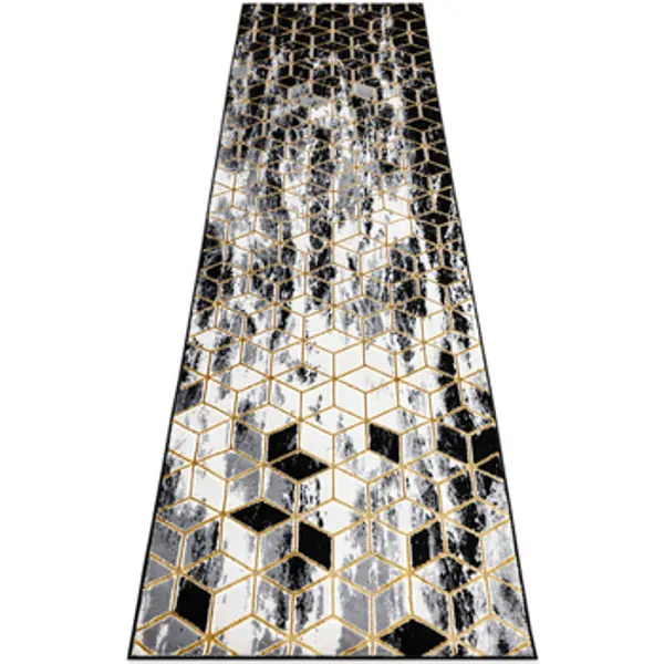 Rugsx Rugsx  Tepisi Tepih, Pločnik GLOSS moderna 409A 82 Kocka, 70x300 cm  Rugsx