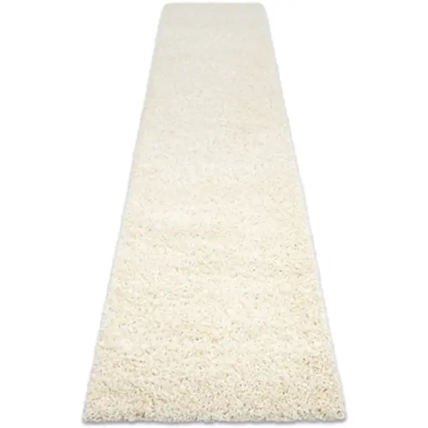 Rugsx Rugsx  Tepisi Tepih, Pločnik SOFFI shaggy 5cm krem - 70x200 cm  Rugsx