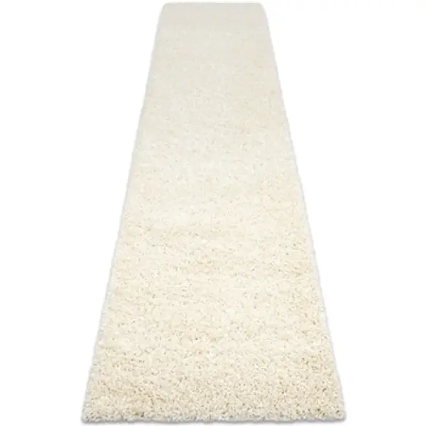 Rugsx Rugsx  Tepisi Tepih, Pločnik SOFFI shaggy 5cm krem - 80x250 cm  Rugsx