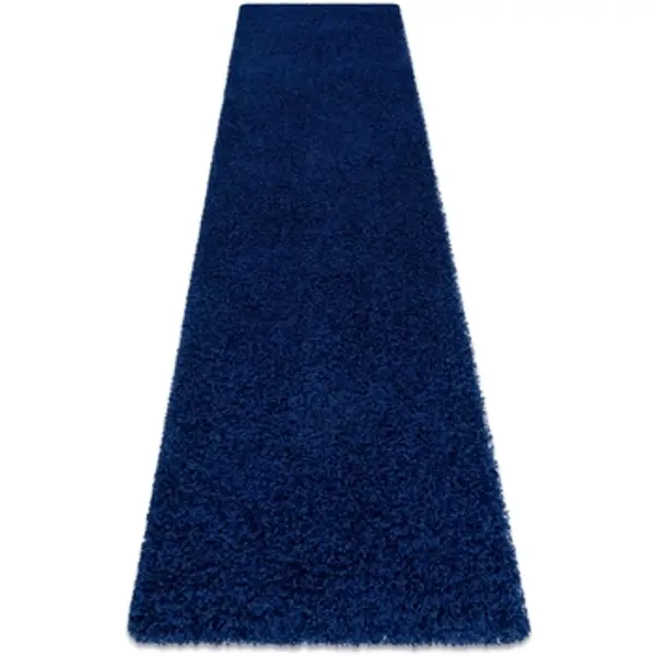 Rugsx Rugsx  Tepisi Tepih, Pločnik SOFFI shaggy 5cm tamnoplava boja 70x200 cm  Rugsx