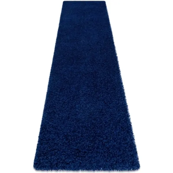 Rugsx Rugsx  Tepisi Tepih, Pločnik SOFFI shaggy 5cm tamnoplava boja 70x250 cm  Rugsx