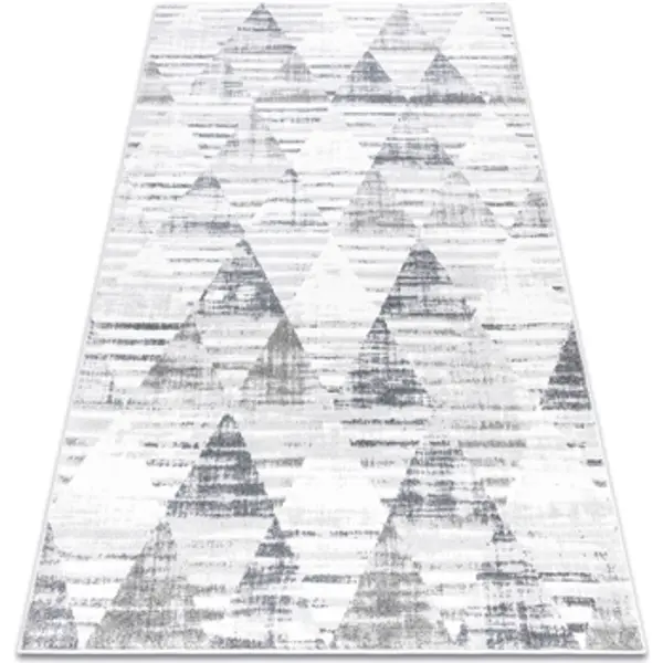Rugsx Rugsx  Tepisi Tepih POLI 8408A Geometrijski Bijela / Siva 80x150 cm  Rugsx