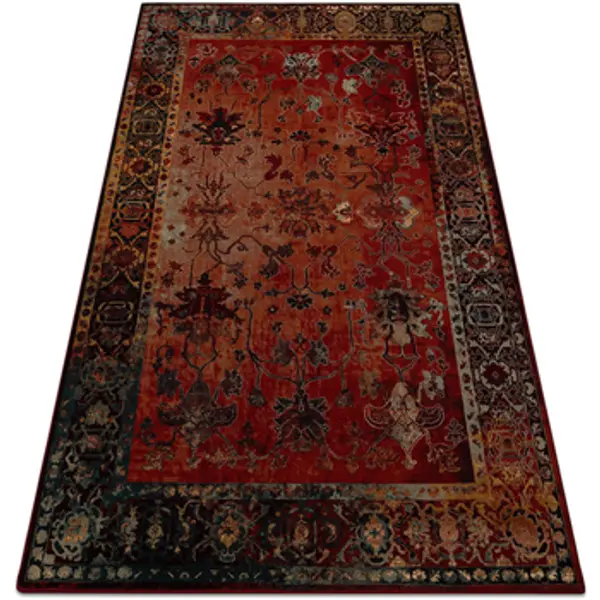 Rugsx Rugsx  Tepisi Tepih POLONIA BODRUM Ornament, okvir rubin 200x300 cm  Rugsx