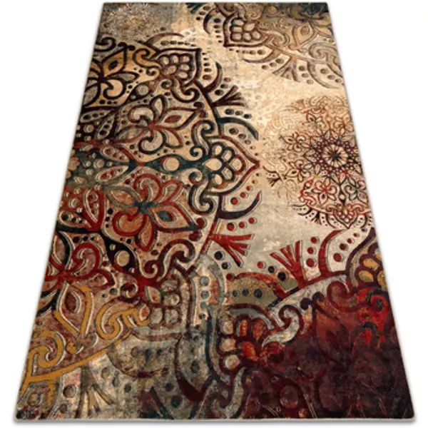 Rugsx Rugsx  Tepisi Tepih POLONIA Boho rozeta crvena 300x400 cm  Rugsx
