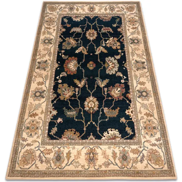 Rugsx Rugsx  Tepisi Tepih POLONIA Loare Okvir velvet mornarsko plava 200x300 cm  Rugsx