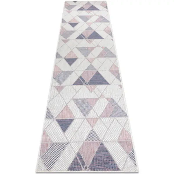 Rugsx Rugsx  Tepisi Tepih Runner NIZ SISAL SION Geometrijski, Trokuti 70x300 cm  Rugsx