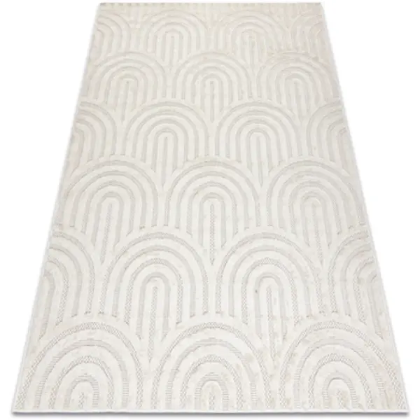 Rugsx Rugsx  Tepisi Tepih SANTO NIZ SISAL 0537 geometrijska bijeli 180x270 cm  Rugsx