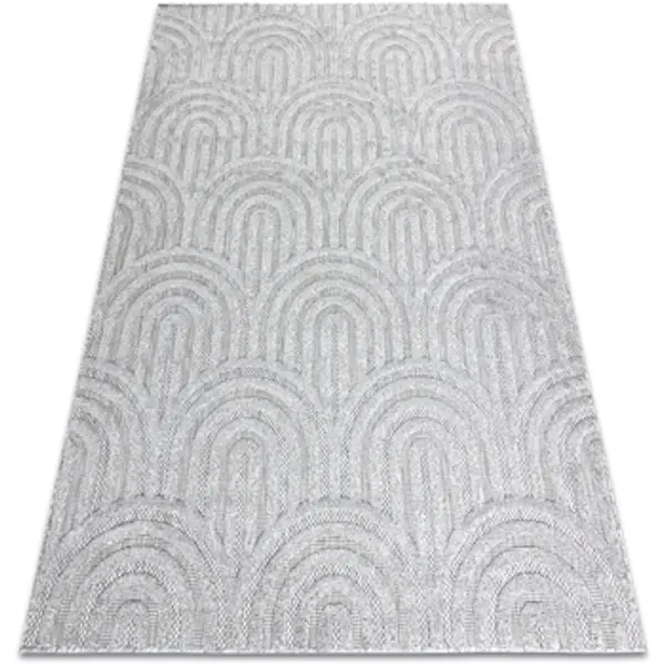 Rugsx Rugsx  Tepisi Tepih SANTO NIZ SISAL 0537 geometrijska siva 80x150 cm  Rugsx