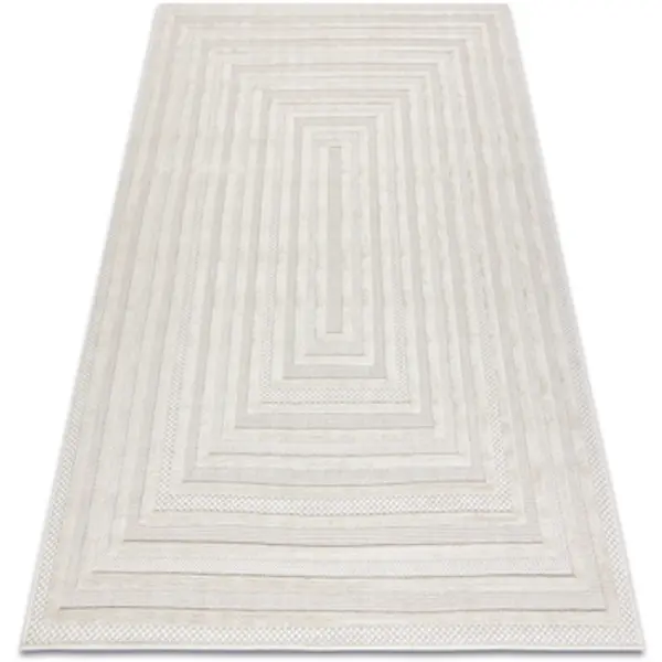 Rugsx Rugsx  Tepisi Tepih SANTO NIZ SISAL 0999 geometrijska bijeli 80x150 cm  Rugsx