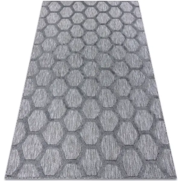 Rugsx Rugsx  Tepisi Tepih SANTO NIZ SISAL 58391 saće antracit 180x270 cm  Rugsx