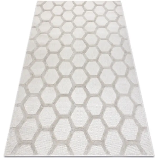 Rugsx Rugsx  Tepisi Tepih SANTO NIZ SISAL 58391 saće bež 140x190 cm  Rugsx