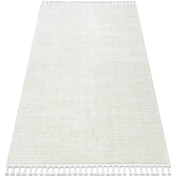 Rugsx Rugsx  Tepisi Tepih SEVILLA PC00B prugama,  Bijela rese 140x190 cm  Rugsx