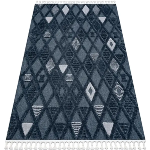 Rugsx Rugsx  Tepisi Tepih SEVILLA Y499B rešetka, dijamant plava rese 240x330 cm  Rugsx