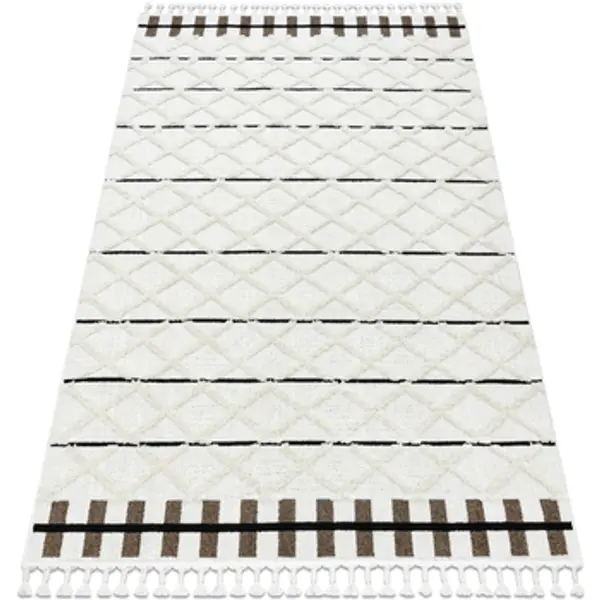 Rugsx Rugsx  Tepisi Tepih SEVILLA Y611A rešetka, dijamant smeđa / 160x220 cm  Rugsx