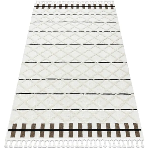 Rugsx Rugsx  Tepisi Tepih SEVILLA Y611A rešetka, dijamant smeđa / 240x330 cm  Rugsx