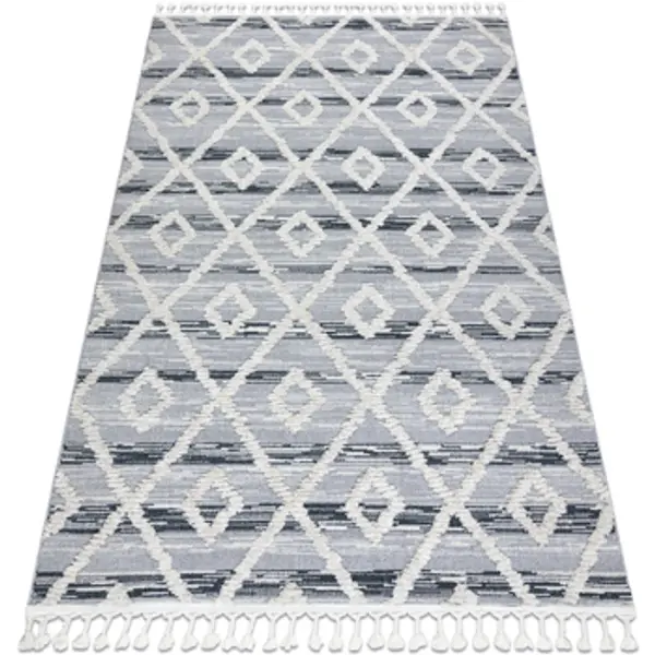 Rugsx Rugsx  Tepisi Tepih SEVILLA Z555A rešetka, dijamant siva / 180x270 cm  Rugsx