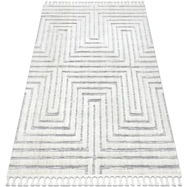 Rugsx Rugsx  Tepisi Tepih SEVILLA Z788A Labirint, grčki Bijela / 160x220 cm  Rugsx