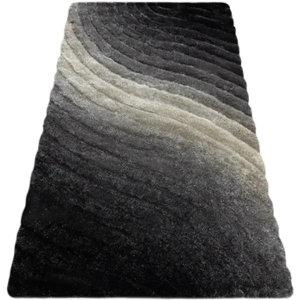 Rugsx Rugsx  Tepisi Tepih shaggy FLIM 006-B1 moderna, Valovi - 120x160 cm  Rugsx