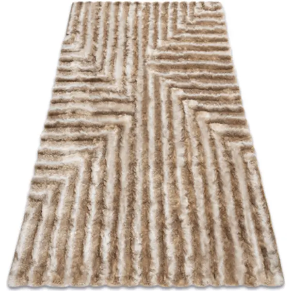Rugsx Rugsx  Tepisi Tepih shaggy FLIM 010-B1 moderna, Labirint - 160x220 cm  Rugsx