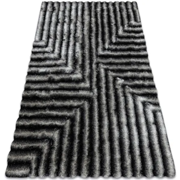 Rugsx Rugsx  Tepisi Tepih shaggy FLIM 010-B3 moderna, Labirint - 120x160 cm  Rugsx