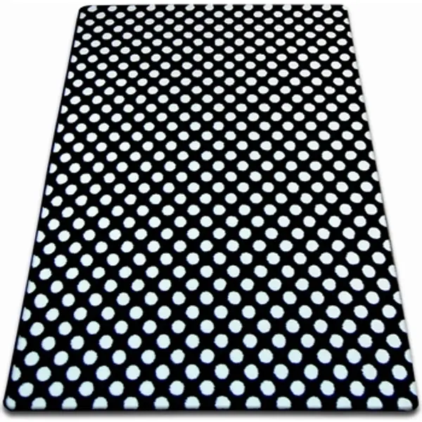 Rugsx Rugsx  Tepisi Tepih SKETCH - F764 crno/Bijela - Točke 160x220 cm  Rugsx