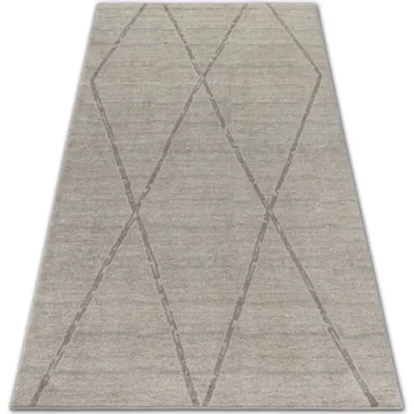 Rugsx Rugsx  Tepisi Tepih SOFT 8033 Dijamant ETNO krem / 80x150 cm  Rugsx