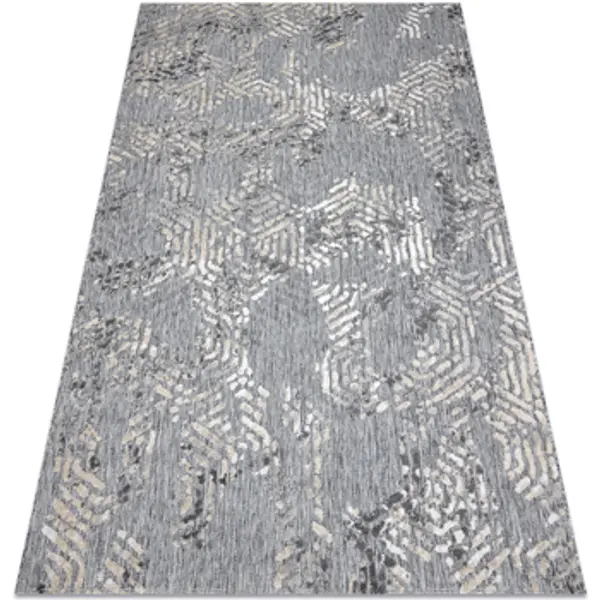 Rugsx Rugsx  Tepisi Tepih Strukturne SOLE D3842 šesterokuta - Ravno 140x190 cm  Rugsx