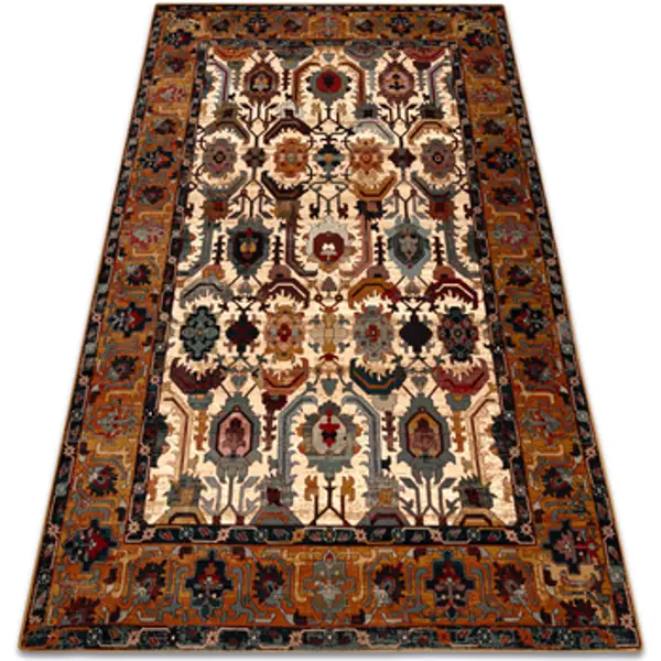 Rugsx Rugsx  Tepisi Tepih SUPERIOR OMAN orijentalni okvir crvena 200x300 cm  Rugsx