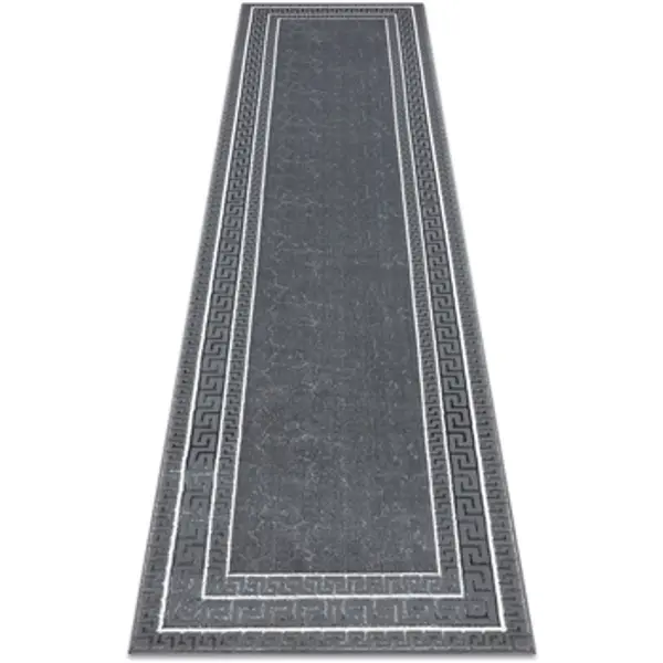 Rugsx Rugsx  Tepisi Tepih, trkač ALLURE 1960 Grčki ključ, okvir 70x300 cm  Rugsx