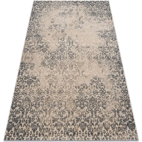Rugsx Rugsx  Tepisi Tepih Vuna JADE 45016/100 Ornament vintage bež 67x130 cm  Rugsx