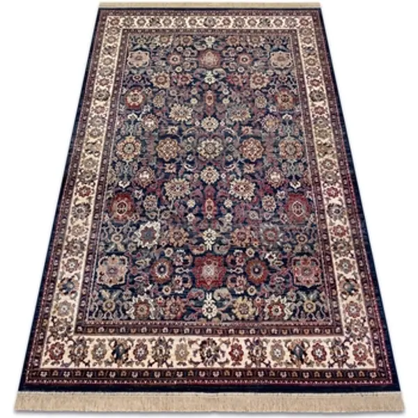 Rugsx Rugsx  Tepisi Tepih WINDSOR 22991 ORNAMENT, OKVIR, FRINGE tamnop 60x100 cm  Rugsx