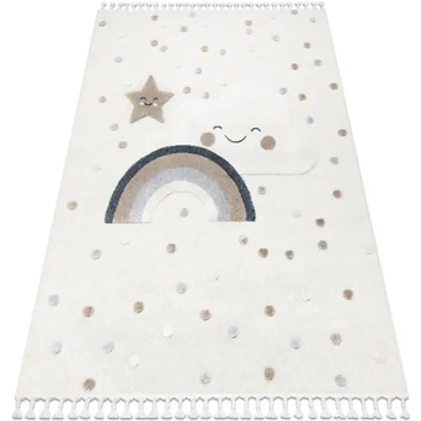 Rugsx Rugsx  Tepisi Tepih YOYO EY78 bijelo / bež - 160x220 cm  Rugsx