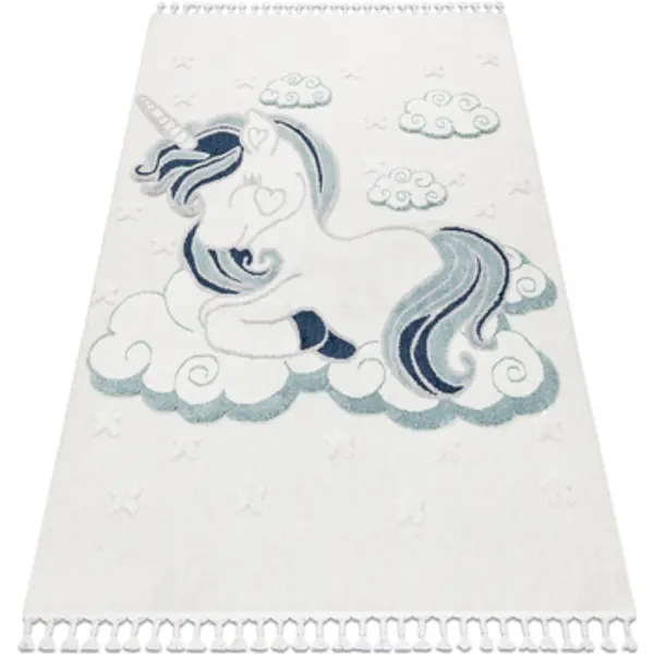 Rugsx Rugsx  Tepisi Tepih YOYO GD49 bijelo / sivo - 160x220 cm  Rugsx