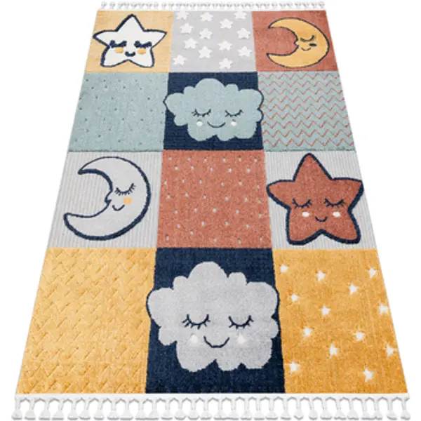 Rugsx Rugsx  Tepisi Tepih YOYO GD52 sivo / boja - 140x190 cm  Rugsx