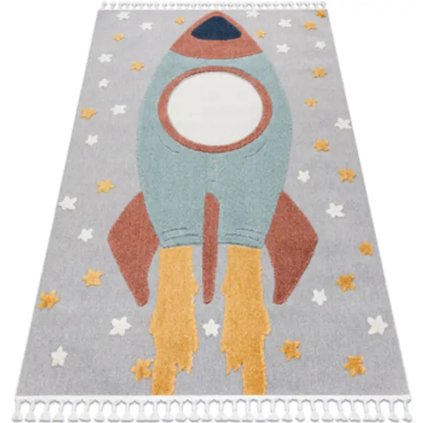 Rugsx Rugsx  Tepisi Tepih YOYO GD55 sivo / plava - 120x170 cm  Rugsx