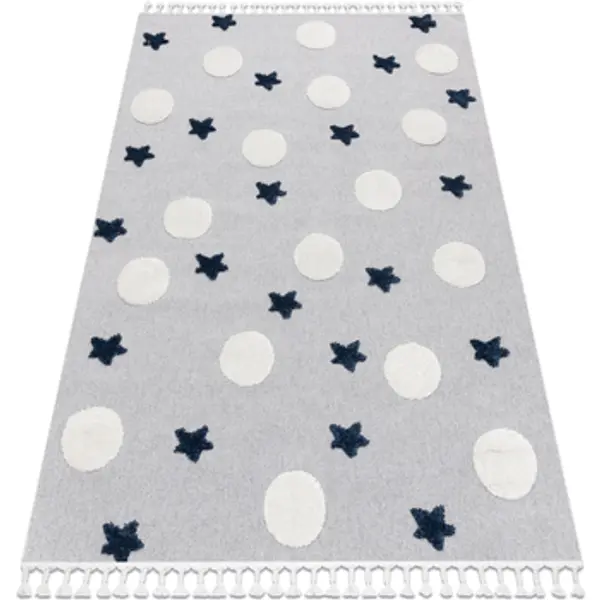 Rugsx Rugsx  Tepisi Tepih YOYO GD75 sivo / bijelo - 160x220 cm  Rugsx