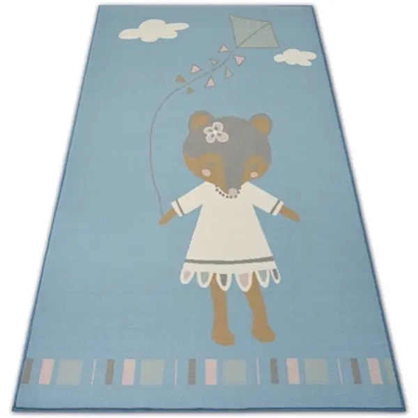 Rugsx Rugsx  Tepisi TEPIH za djecu LOKO Miš plava neklizajući 120x170 cm  Rugsx